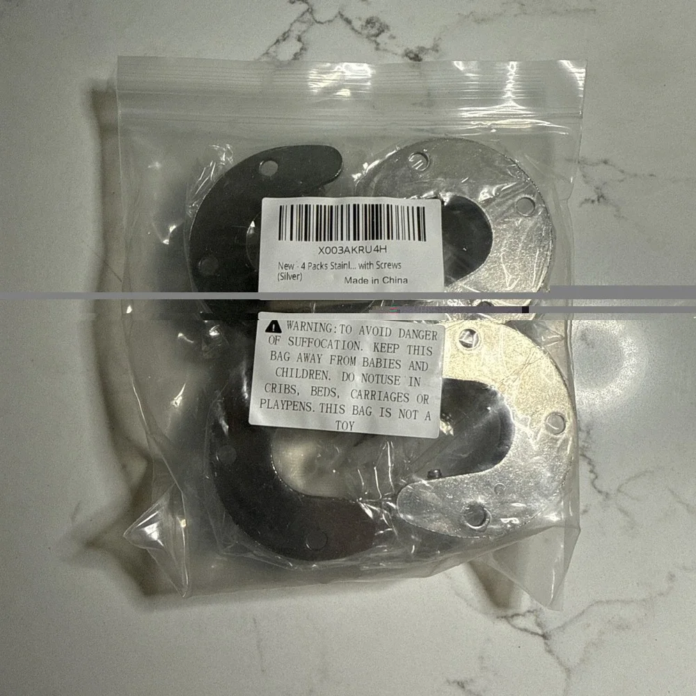 Oval Closet Rod‎ Flanges Set of 2 New Heavy Duty Wardrobe Hardware
